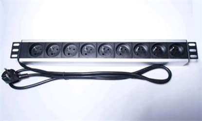 Изображение PremiumCord do 19" rack 1.5U, 9x230V, 2m kabel