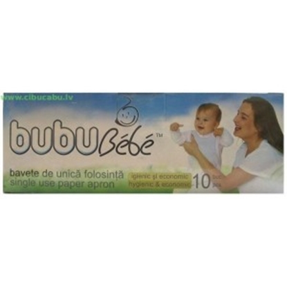Attēls no Priekšautiņi bērniem bubuBebe,vienreizlietojami,papīra, 25.gab