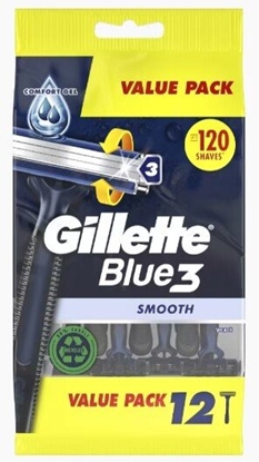 Изображение Procter GILLETTE Blue 3 Smooth Maszynka do golenia dla mczyzn 1 op. - 12 szt.