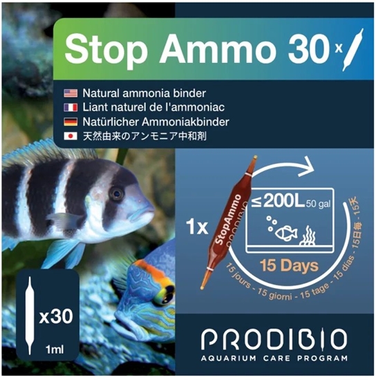 Picture of Prodibio PRODIBIO Stop Ammo 30 ampuek usuwa amoniak woda sodka i morska