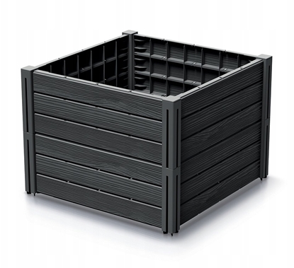 Picture of Prosperplast PROSPERPLAST WARZYWNIAK-RABATA OGRODOWA BASE PLANET 61,8x61,8x46cm ANTRACYT