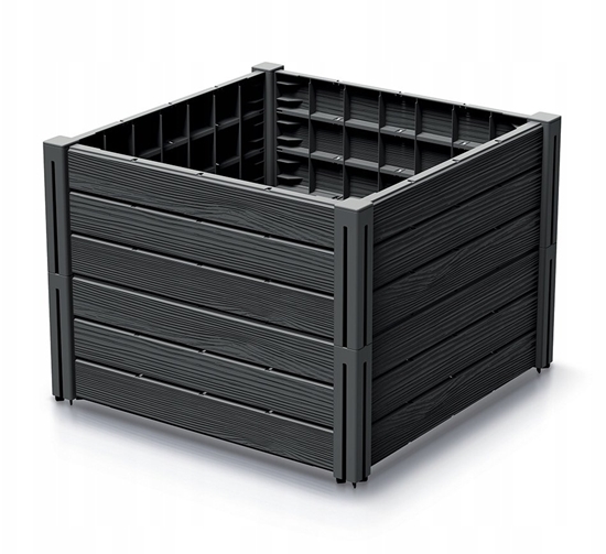 Picture of Prosperplast PROSPERPLAST WARZYWNIAK-RABATA OGRODOWA BASE PLANET 61,8x61,8x46cm ANTRACYT