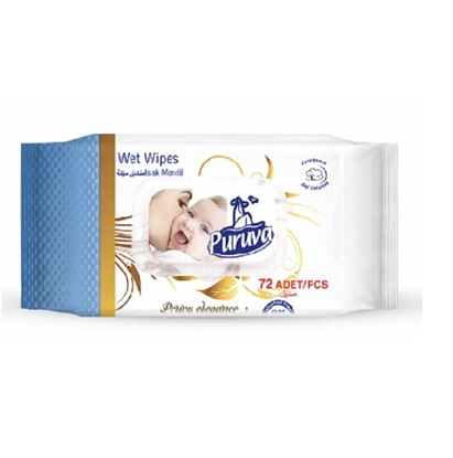 Attēls no PRUVA mitrās salvetes ELEGANCE 72gb ( Izcelsmes valsts Turcija )