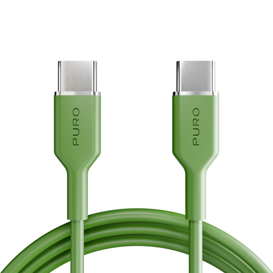 Изображение Puro ICON USB-C - USB-C cable 1.5m - green
