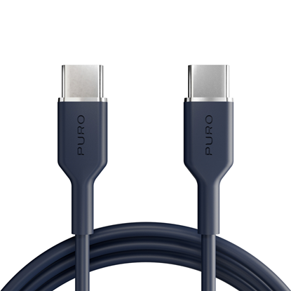 Picture of Puro ICON USB-C - USB-C Cable 1.5m - Navy Blue