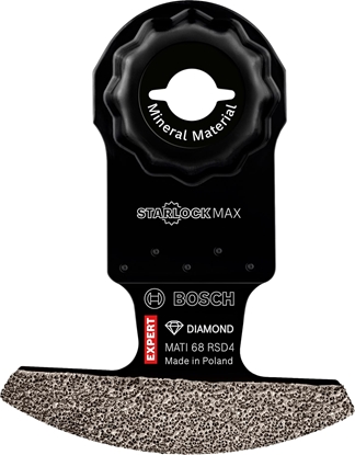 Attēls no Pusapaļš dimanta asmens Bosch Starlock Max MATI 68 RSD4; 68x10 mm