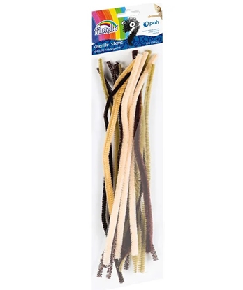Attēls no Pūkainas stieples 30 cm, brūnie toņi Fiorello