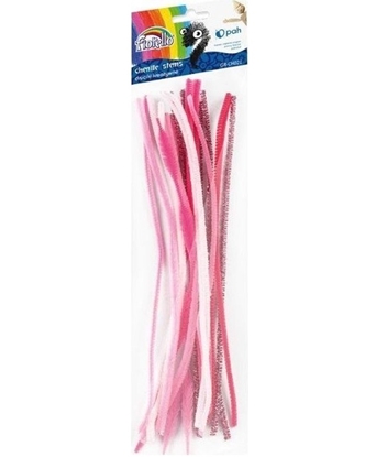 Attēls no Pūkainas stieples 30 cm, rozā krāsas toņi Fiorello