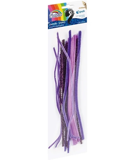 Picture of Pūkainas stieples 30 cm, violetie toņi Fiorello