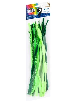 Attēls no Pūkainas stieples 30 cm, zaļie toņi Fiorello