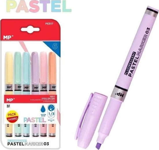 Изображение Q-Connect Zakrelacz fluorescencyjny pastelowe Macaron