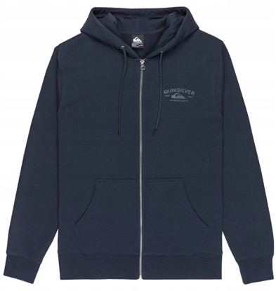 Picture of Quiksilver Quiksilver Chest Logo Zip Hoodie EQYFT05135-KTP0 Granatowe M
