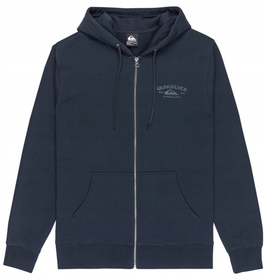 Picture of Quiksilver Quiksilver Chest Logo Zip Hoodie EQYFT05135-KTP0 Granatowe M