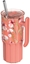 Picture of Quokka Quokka Umi - Kubek termiczny ze stali nierdzewnej 720 ml ze somk i silikonow podstawk (Floral Coral)