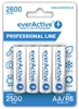 Picture of R06/AA akumulatori 1.2V everActive Professional line Ni-MH 2600 mAh iepakojumā 4 gb.