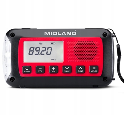 Изображение Radio A-LAN Radio alarmowe Midland ER100 z akumulatorem 2600mAh