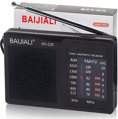 Picture of Radio budowlane Retoo RADIO KUCHENNE BUDOWLANE BATERYJNE FM AM JACK KIESZONKOWE MAE NA BATERI