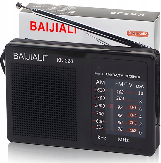 Picture of Radio budowlane Retoo RADIO KUCHENNE BUDOWLANE BATERYJNE FM AM JACK KIESZONKOWE MAE NA BATERI
