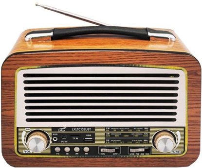 Picture of Radio LTC Radio przenone z podwietleniem LTC OLZA RETRO Bluetooth USB