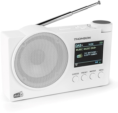 Picture of Radio Thomson Przenone radio FM DAB+ z funkcj Bluetooth USB Thomson RT400DABBTWH