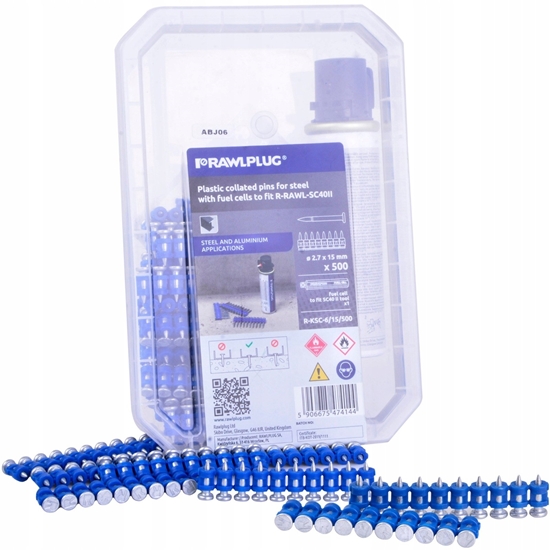 Picture of Rawlplug  Gwodzie na plastiku, do twardego betonu i stali do osadzaka SC40, 17 mm, twardo 57-60 HRC, 500 szt.+ 1 gaz - 0.5ts