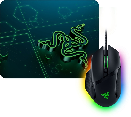 Picture of Razer Moba Bundle, Basilisk V3 + Goliathus Mobile podkadka - czarny