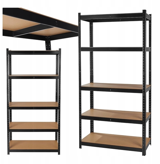 Picture of Rega magazynowy czarny 180x40x90cm 265kg wzmocniony (1)