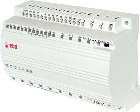 Picture of Relpol Przekanik programowalny 230V AC 16we, 8wy bez wywietlacza i klawiatury NEED-230AC-11-16-8R (857367)