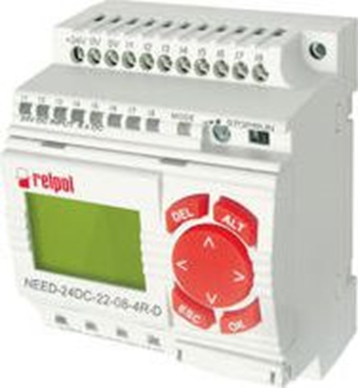 Picture of Relpol Przekanik programowalny 230V AC 8we 4wy z wywietlaczem i klawiatur NEED-230AC-22-08-4R-D (859360)
