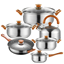 Picture of Retoo OR202 A set of pots, frying pan and a kettle