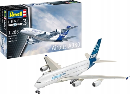 Picture of Revell Model samolotu do sklejania Revell 63808 1:288 AIRBUS A380 Zestaw