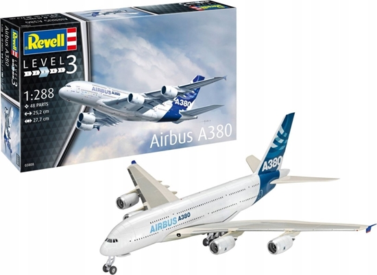 Picture of Revell Model samolotu do sklejania Revell 63808 1:288 AIRBUS A380 Zestaw