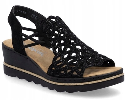 Изображение Rieker Rieker Sandals 67465-00 Czarne 38