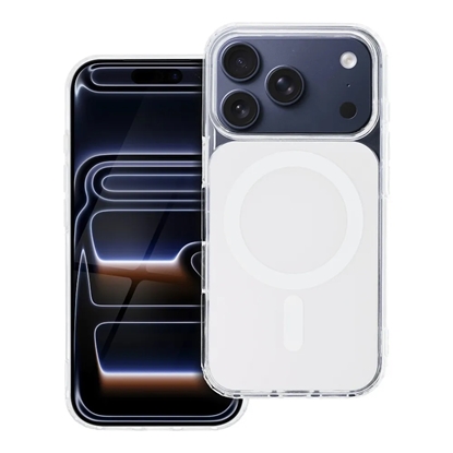 Изображение Riff Fusion MagCover aizmugures maks Apple iPhone 16e / iPhone 17e  White