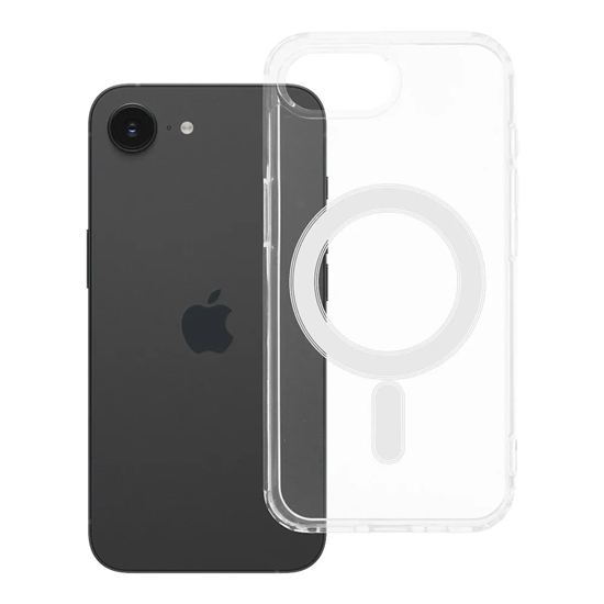 Изображение Riff Magsafe Silikona maks priekš Apple iPhone 16e / iPhone 17e Transparent