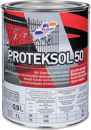 Изображение Rilak PRIMER-ENAMEL PROTEKSOL-50 BLACK 0,9L