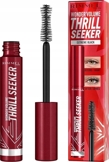 Picture of Rimmel  Rimmel Thrill Seeker Tusz Do Rzs - Extreme Black