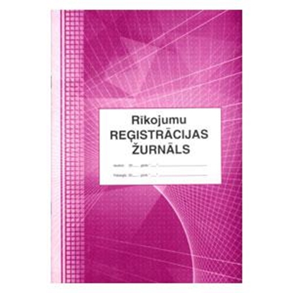 Изображение Rīkojumu registrācijas žurnāls, A4/48 lapas