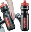 Изображение RockBros Bidon rowerowy Rockbros 750 ml - przezroczysto-czarny z czerwonym ustnikiem