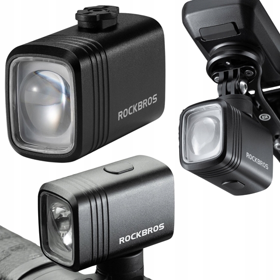 Picture of RockBros Lampka rowerowa Rockbros M6 1000 lm przednia akumulatorowa 2800 mAh - czarna