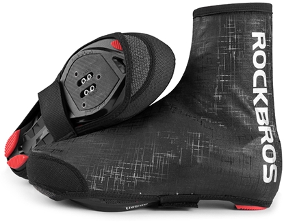 Picture of RockBros Ochraniacze na buty Rockbros LF1081 wiatroodporne wodoodporne 42-46 cm - czarne