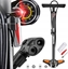 Изображение RockBros Pompka podogowa Rockbros GP6532B z manometrem - czarno-pomaraczowa