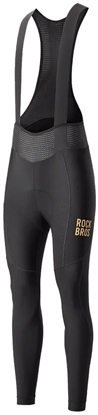 Attēls no RockBros Spodnie rowerowe z szelkami Rockbros YDCK012-1 dugie polarowe z wkadk Rozmiar M - czarne
