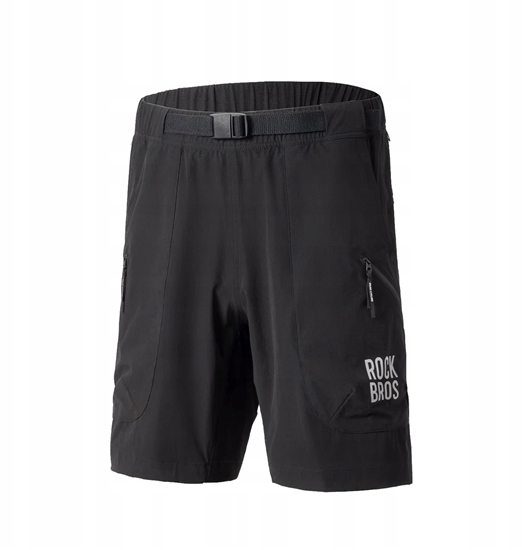 Picture of RockBros Szorty Rockbros YDDK015 z paskiem rozmiar XXXL - czarne