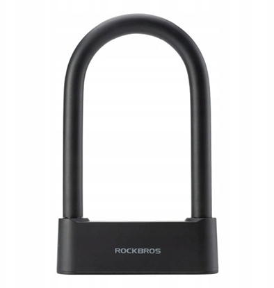 Изображение RockBros Zapicie rowerowe Rockbros 32210818001 SMART z czytnikiem linii papilarnych i cznoci Bluetooth - czarny
