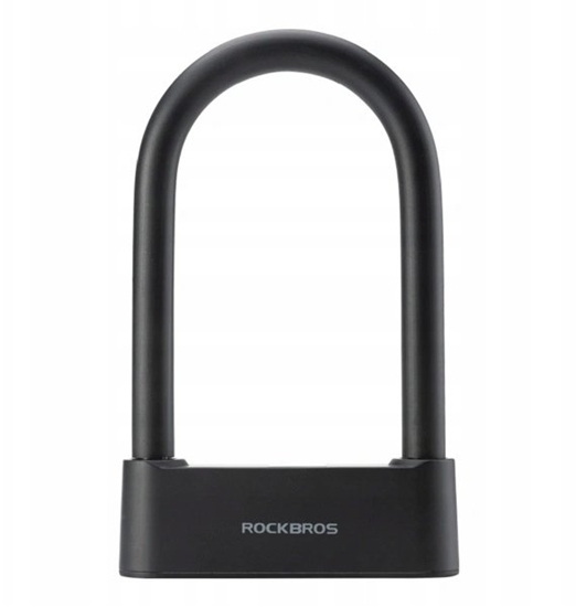 Изображение RockBros Zapicie rowerowe Rockbros 32210818001 SMART z czytnikiem linii papilarnych i cznoci Bluetooth - czarny