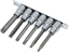 Picture of Rockforce Zestaw nasadek-bitów TORX 1/2" 6el. (T30-T60, L-100mm)