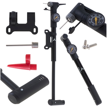 Изображение RoGer Bicycle Hand Pump with Gauge 32.5 cm x 4cm x 10cm