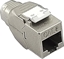 Attēls no Roline Cat. 8.1 (Class I) Keystone, RJ-45, shielded, slim, tool-free, silve