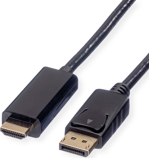 Picture of Roline DisplayPort Cable, DP - UHDTV, M/M, black, 1 m